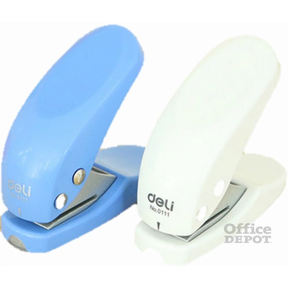 Deli 10 lapos egylyukú vegyes színű lyukasztó