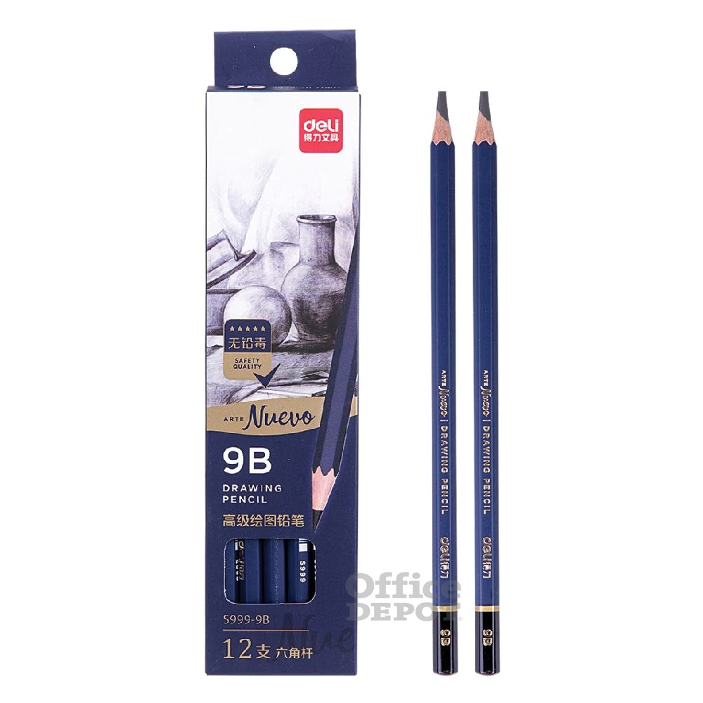 Deli Arte Nuevo 9B vázlat grafitceruza