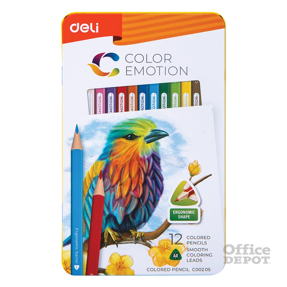 Deli Color Emotion 12db-os színesceruza készlet