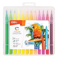 Deli Color Emotion 24db ecsetfilc készlet Deli Color Emotion 24db ecsetfilc készlet