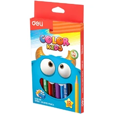 Deli Color Kids Jumbo 12db-os színesceruza-készlet Deli Color Kids Jumbo 12db-os színesceruza-készlet