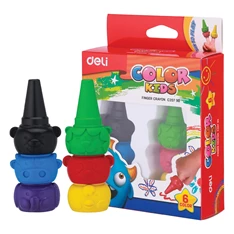 Deli Color Kids 6db-os vegyes színű zsírkréta készlet Deli Color Kids 6db-os vegyes színű zsírkréta készlet