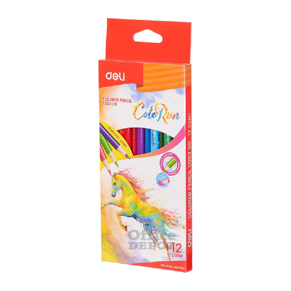 Deli Color Run 12db-os színesceruza készlet
