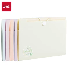 Deli Colorful A4 8 rekeszes vegyes színű irattartó mappa