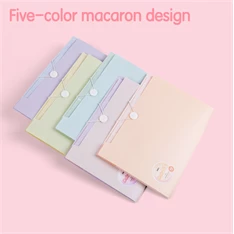 Deli Colorful A4 8 rekeszes vegyes színű irattartó mappa