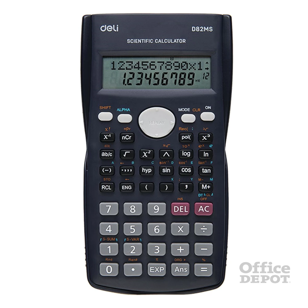 Deli Core D82MS 240 funkciós fekete tudományos számológép