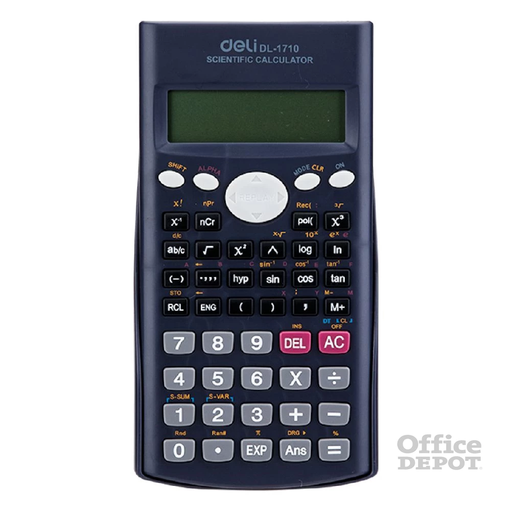 Deli Core DL-1710 240 funkciós fekete tudományos számológép