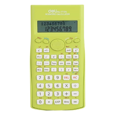 Deli Core DL-1710 240 funkciós világoszöld tudományos számológép Deli Core DL-1710 240 funkciós világoszöld tudományos számológép