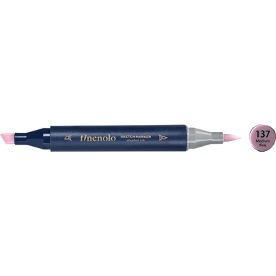 Deli Finenolo 137 - Medium Pink kétvégű permanent ART marker Deli Finenolo 137 - Medium Pink kétvégű permanent ART marker