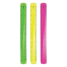 Deli Pioneer 30cm-es neon színes vonalzó Deli Pioneer 30cm-es neon színes vonalzó