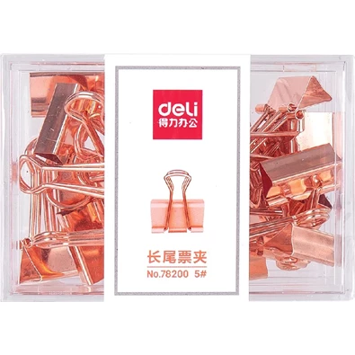 Deli Rose Gold 19mm-es 25db iratcsipesz Deli Rose Gold 19mm-es 25db iratcsipesz