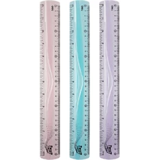 Deli Twist Me 30 cm-es egyenes vegyes színű hajlékony vonalzó Deli Twist Me 30 cm-es egyenes vegyes színű hajlékony vonalzó