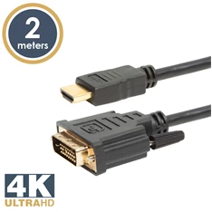 Delight 2m 4K DVI-D - HDMI kábel Delight 2m 4K DVI-D - HDMI kábel