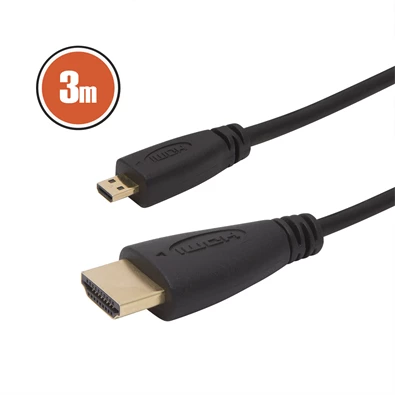 Delight 3m 1.3b HDMI - micro HDMI kábel Delight 3m 1.3b HDMI - micro HDMI kábel