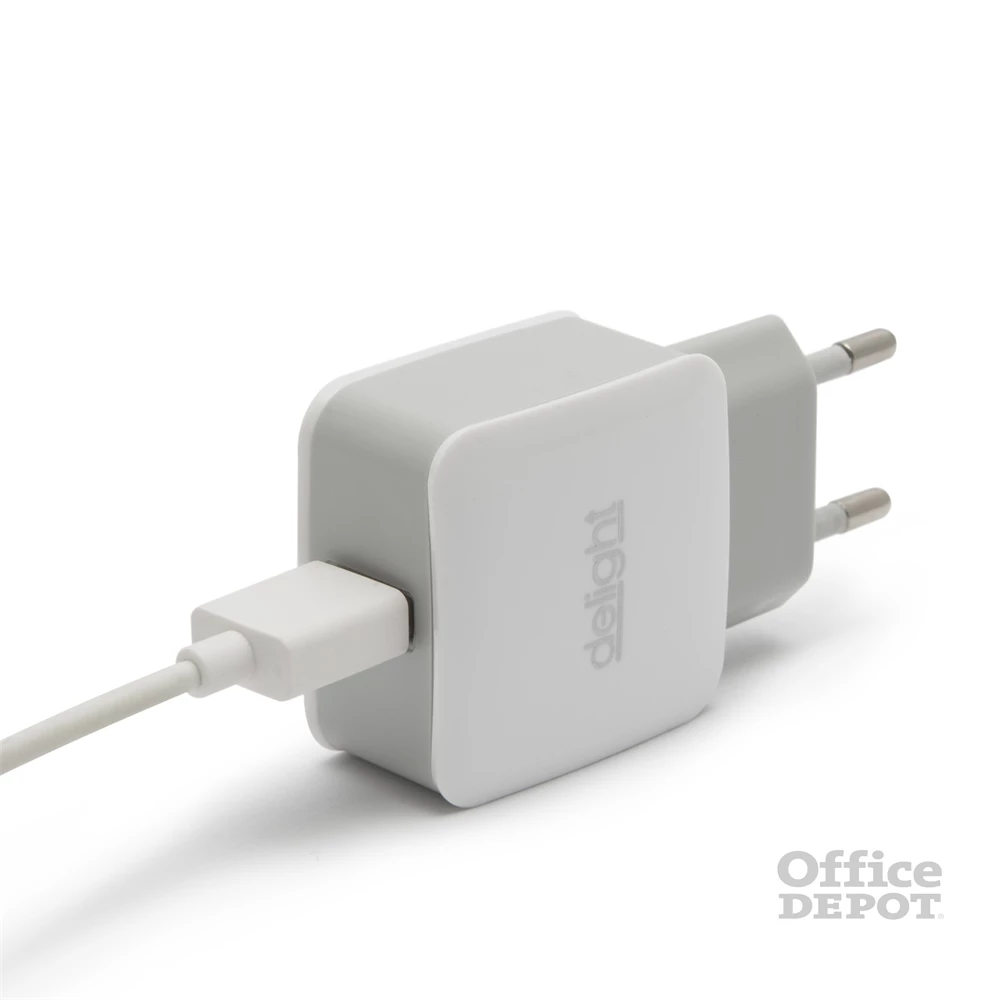 Delight 55045-1WH hálózati adapter 1xUSB-A 5V-1.2A fehér