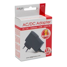 Delight DC 12V 1000mA Adapter Delight DC 12V 1000mA Adapter