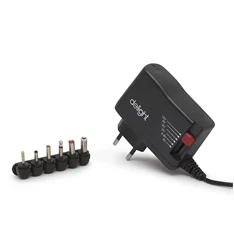 Delight DC 12V 1000mA Univerzális Adapter Delight DC 12V 1000mA Univerzális Adapter
