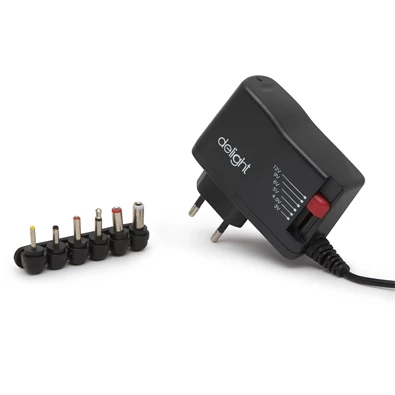 Delight DC 12V 1000mA Univerzális Adapter Delight DC 12V 1000mA Univerzális Adapter