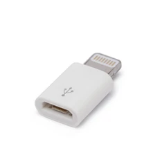 Delight 55448 iPhone Lightning MicroUSB fehér adapter Delight 55448 iPhone Lightning MicroUSB fehér adapter