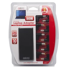 Delight Univerzális 90W laptop/notebook töltő adapter tápkábellel Delight Univerzális 90W laptop/notebook töltő adapter tápkábellel