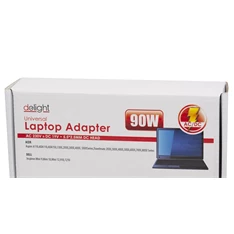 Delight Univerzális laptop/notebook töltő adapter tápkábellel Delight Univerzális laptop/notebook töltő adapter tápkábellel