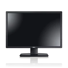 Dell 24" UltraSharp U2412M WUXGA IPS DP/VGA/DVI/USB fekete monitor (Használt A)