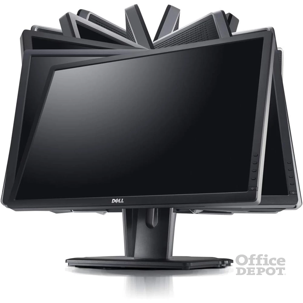 Dell 24" UltraSharp U2412M WUXGA IPS DP/VGA/DVI/USB fekete monitor (Használt A)