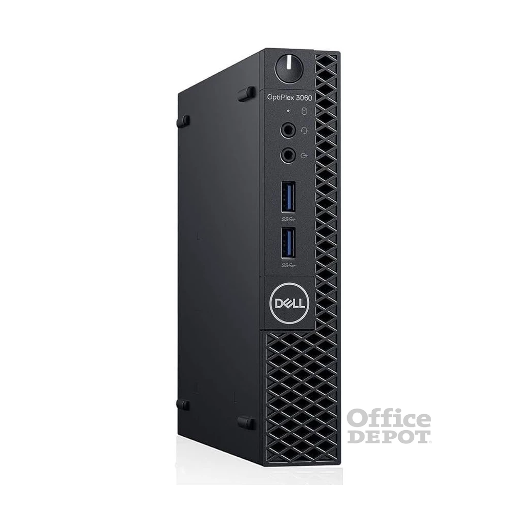 Dell OptiPlex 3060 Micro/i5-8500T/16GB/256GB SSD/Win Pro COA/fekete asztali számítógép (Használt A+)