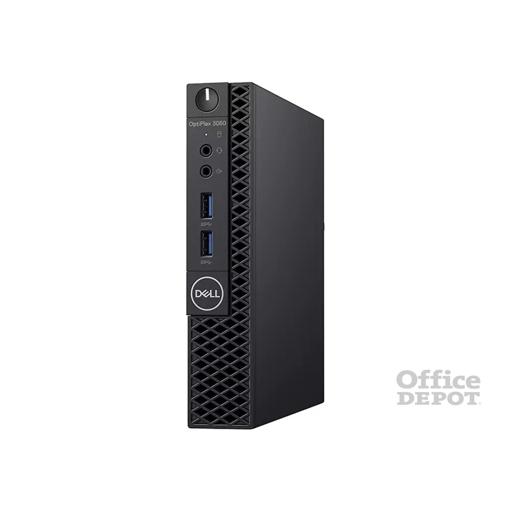 Dell OptiPlex 3060 Micro/i5-8th/8GB/256GB/Win Pro COA/fekete asztali számítógép (Használt A+)