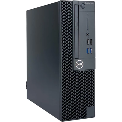 Dell OptiPlex 3070 SFF/i5-9400/16GB/256GB SSD/Win Pro COA/fekete asztali számítógép (Használt A+)