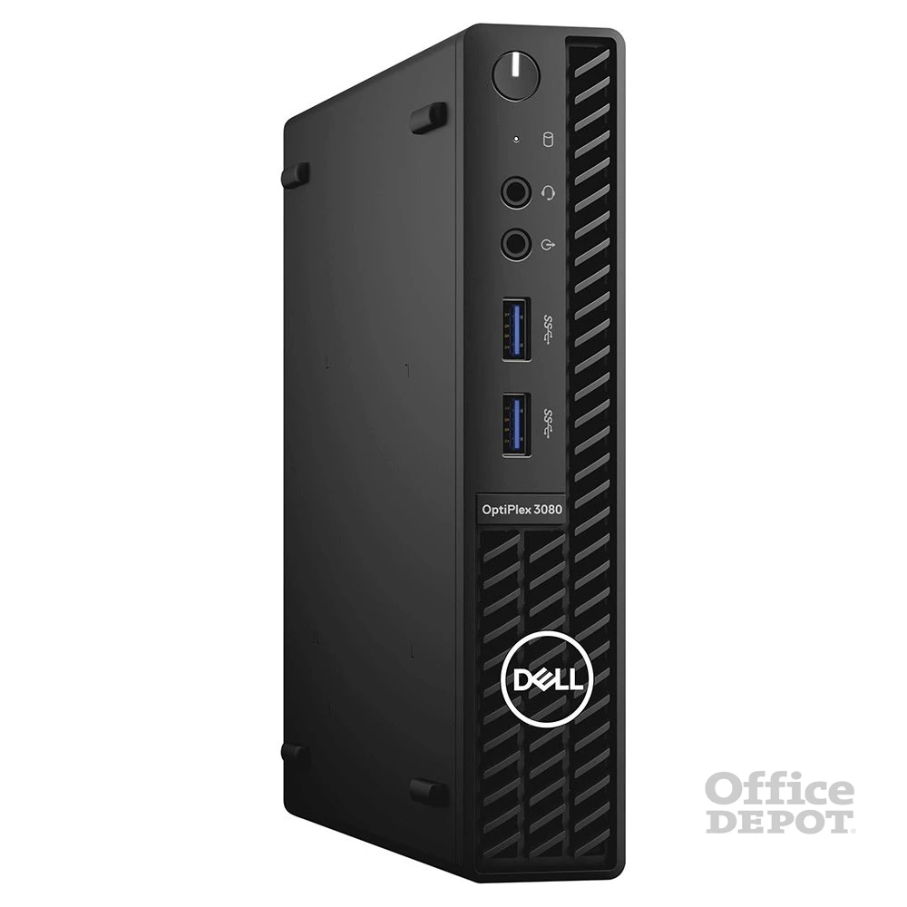 Dell OptiPlex 3080 Micro/i5-10400T/16GB/256GB SSD/Win Pro COA/fekete asztali számítógép (Használt A+)