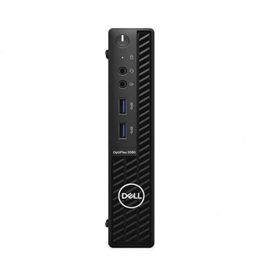 Dell OptiPlex 3080 Micro/i5-10th/16GB/256GB/Win Pro COA/fekete asztali számítógép (Használt A+)