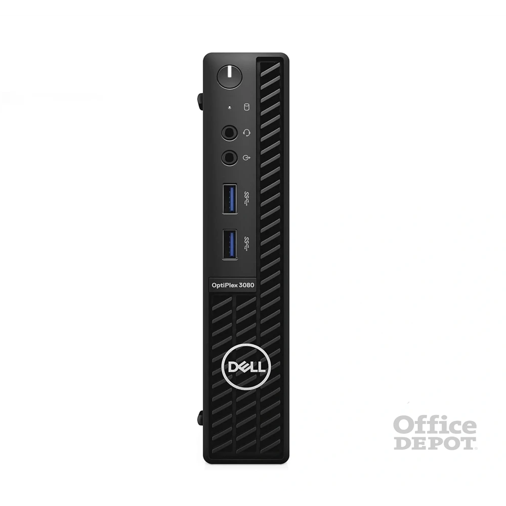 Dell OptiPlex 3080 Micro/i5-10th/16GB/256GB/Win Pro COA/fekete asztali számítógép (Használt A+)