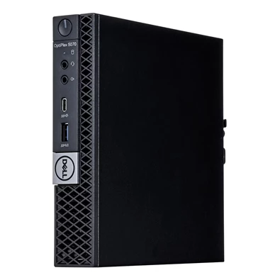 Dell OptiPlex 5070 Micro/i5-9500T/16GB/256GB/Win Pro COA/fekete asztali számítógép (Használt A+)