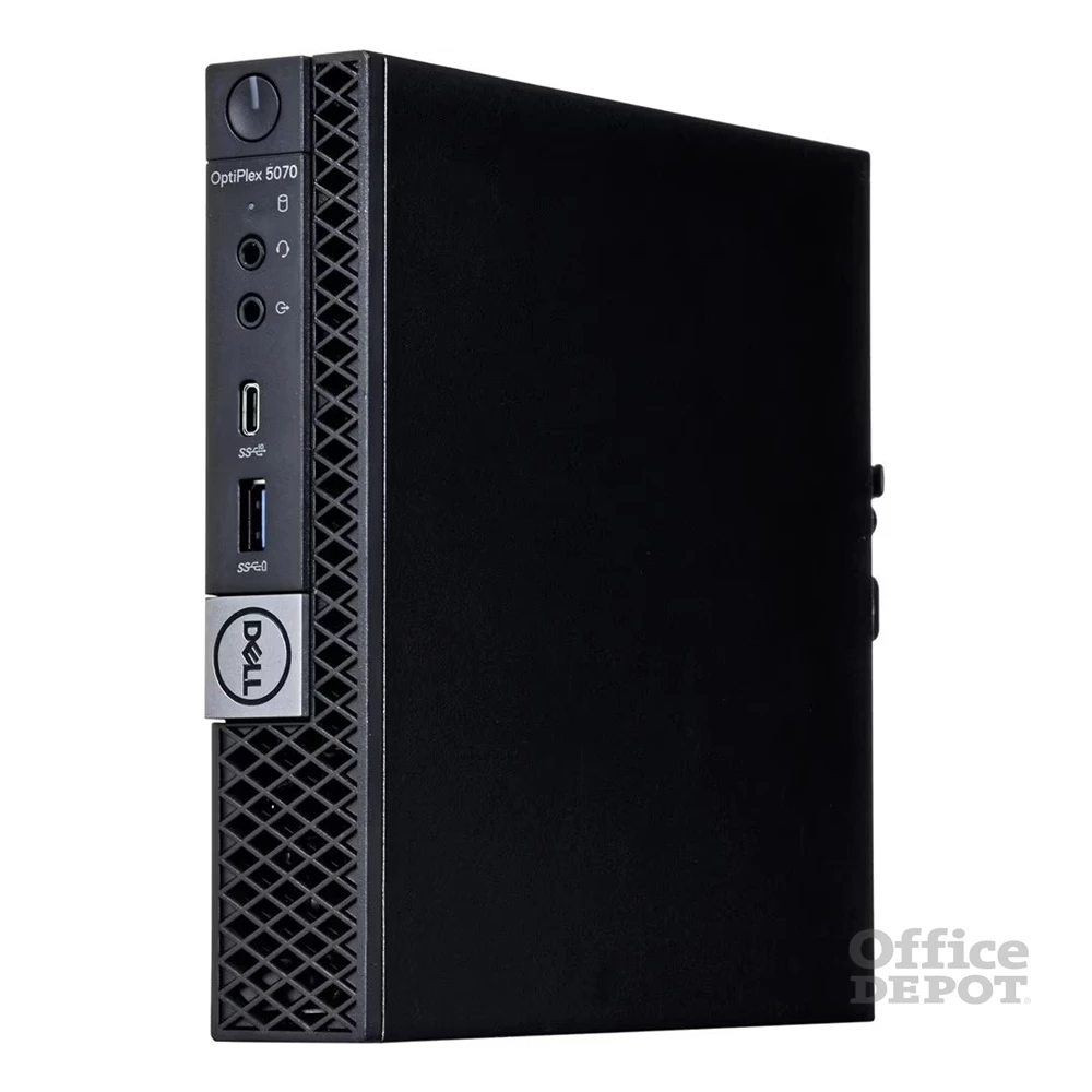 Dell OptiPlex 5070 Micro/i5-9500T/16GB/256GB/Win Pro COA/fekete asztali számítógép (Használt A+)