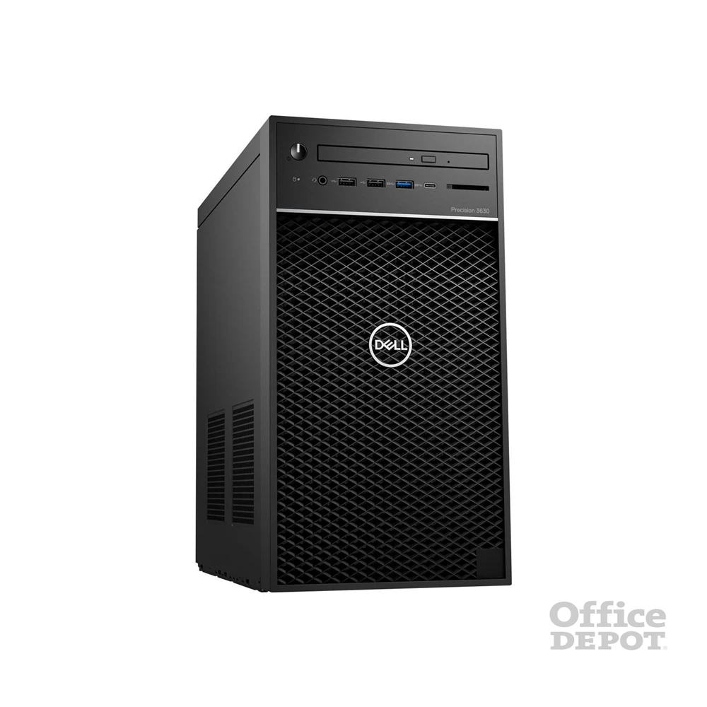 Dell Precision 3630 MT/i5-9500/16GB/512GB SSD/Win Pro COA/fekete asztali számítógép (Használt A)