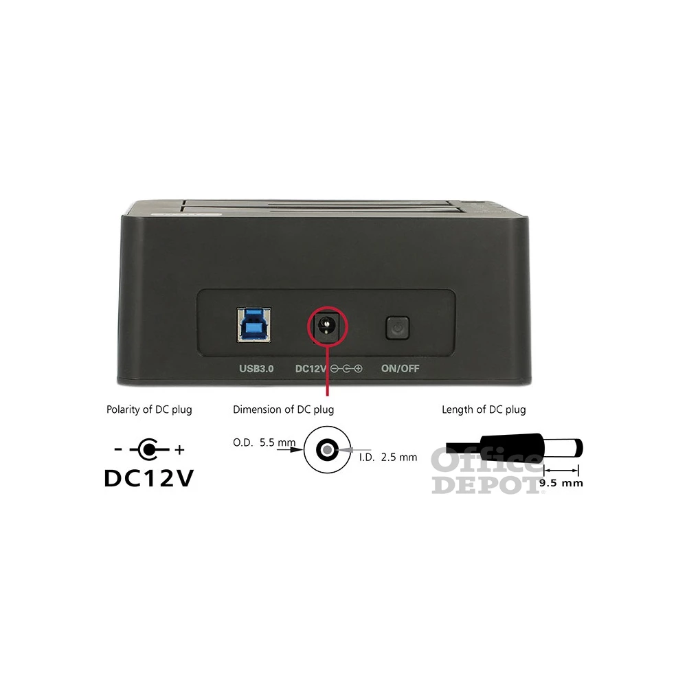 Delock 62661 USB 3.0 SATA HDD duál dokkoló állomás