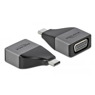 Delock 64002 USB Type-C apa > VGA anya 1080p kompakt kialakítású adapter Delock 64002 USB Type-C apa > VGA anya 1080p kompakt kialakítású adapter