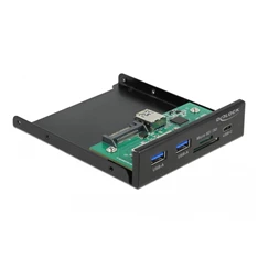 Delock 64058 1xUSB-C 3.2/2xUSB-A + SD/MicroSD 3,5" beépíthető kártyaolvasó Delock 64058 1xUSB-C 3.2/2xUSB-A + SD/MicroSD 3,5" beépíthető kártyaolvasó
