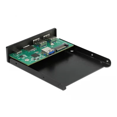 Delock 64058 1xUSB-C 3.2/2xUSB-A + SD/MicroSD 3,5" beépíthető kártyaolvasó Delock 64058 1xUSB-C 3.2/2xUSB-A + SD/MicroSD 3,5" beépíthető kártyaolvasó