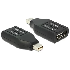 Delock 65552 fekete adapter mini displayport apa > HDMI anya Delock 65552 fekete adapter mini displayport apa > HDMI anya