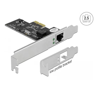 Delock 89598 2,5Gbps Gigabit LAN PCI Express x1 hálózati kártya Delock 89598 2,5Gbps Gigabit LAN PCI Express x1 hálózati kártya