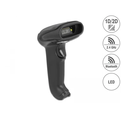 Delock 90562 1D/2D 2,4GHz/Bt/USB vonalkódolvasó Delock 90562 1D/2D 2,4GHz/Bt/USB vonalkódolvasó