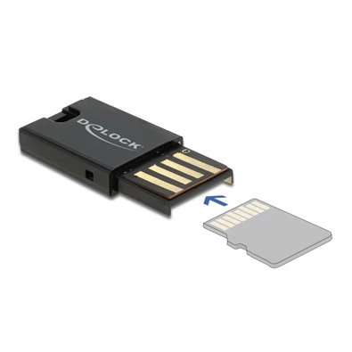 Delock 91603 Micro SD memóriakártyákhoz USB 2.0 kártyaolvasó Delock 91603 Micro SD memóriakártyákhoz USB 2.0 kártyaolvasó