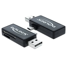 Delock 91731 Delock micro USB /USB A OTG kártyaolvasó Delock 91731 Delock micro USB /USB A OTG kártyaolvasó