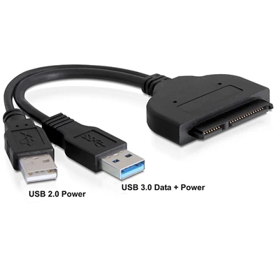 Delock 61883 Sata22 pin - USB3.0 A apa konverter Delock 61883 Sata22 pin - USB3.0 A apa konverter