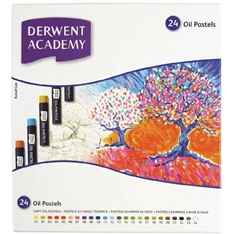 Derwent Academy 24db-os olajpasztell kréta készlet Derwent Academy 24db-os olajpasztell kréta készlet