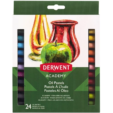 Derwent Academy 24db-os olajpasztell kréta készlet Derwent Academy 24db-os olajpasztell kréta készlet