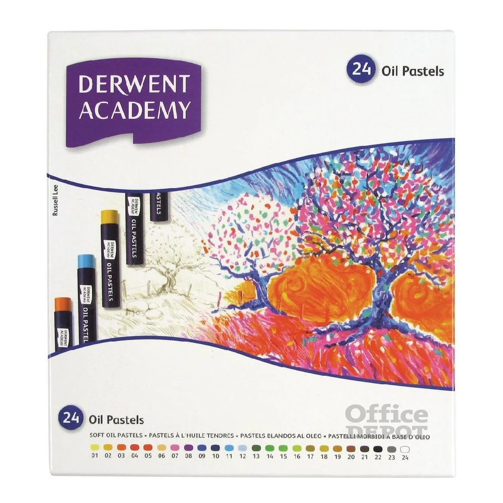 Derwent Academy 24db-os olajpasztell kréta készlet