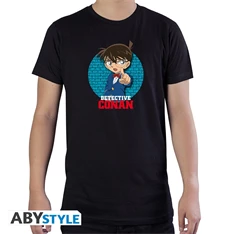 Detective Conan "Conan" fekete féri póló, XL méret Detective Conan "Conan" fekete féri póló, XL méret